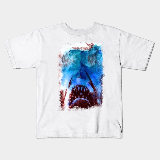 Theres something in the Water! Kids T-Shirt by BitemarkMedia